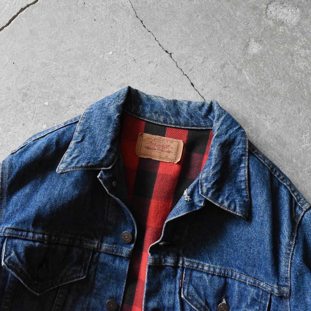画像6: 1980s Levi's 70411-0816 デニムジャケット　 "FLANNEL LINER"　 表記42  (6)