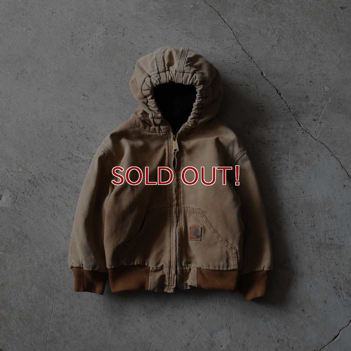 画像1: 1990-00s Carhartt アクティブパーカー　 表記Kids 3T  (1)