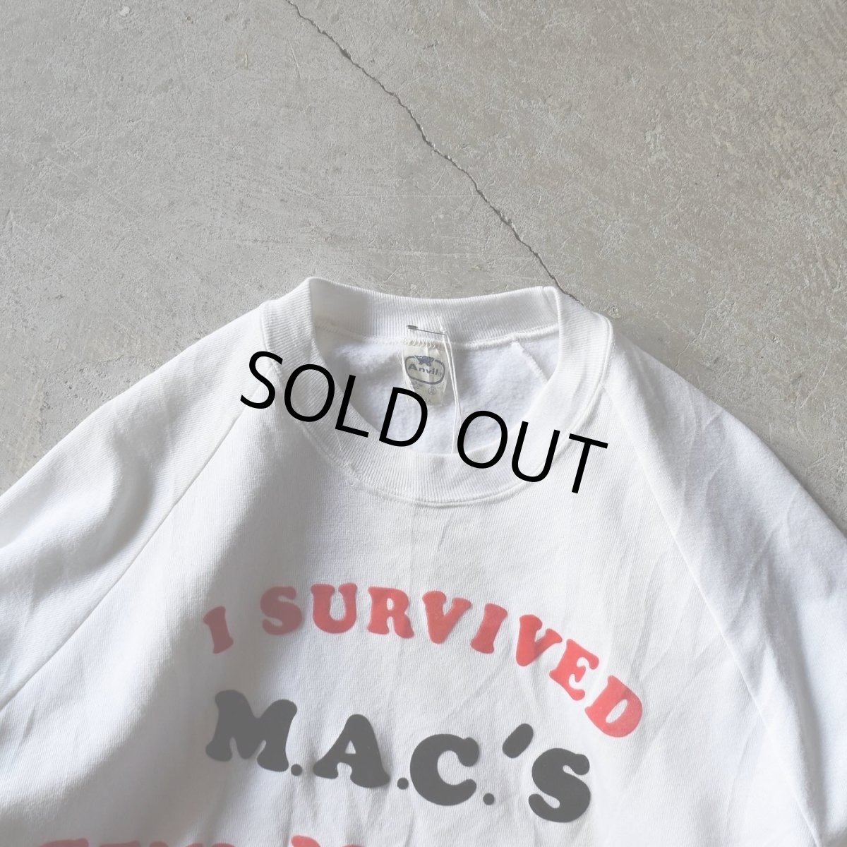 画像3: 1980s ANVIL フロッキースウェット　 "MADE IN USA"　 表記XL  (3)