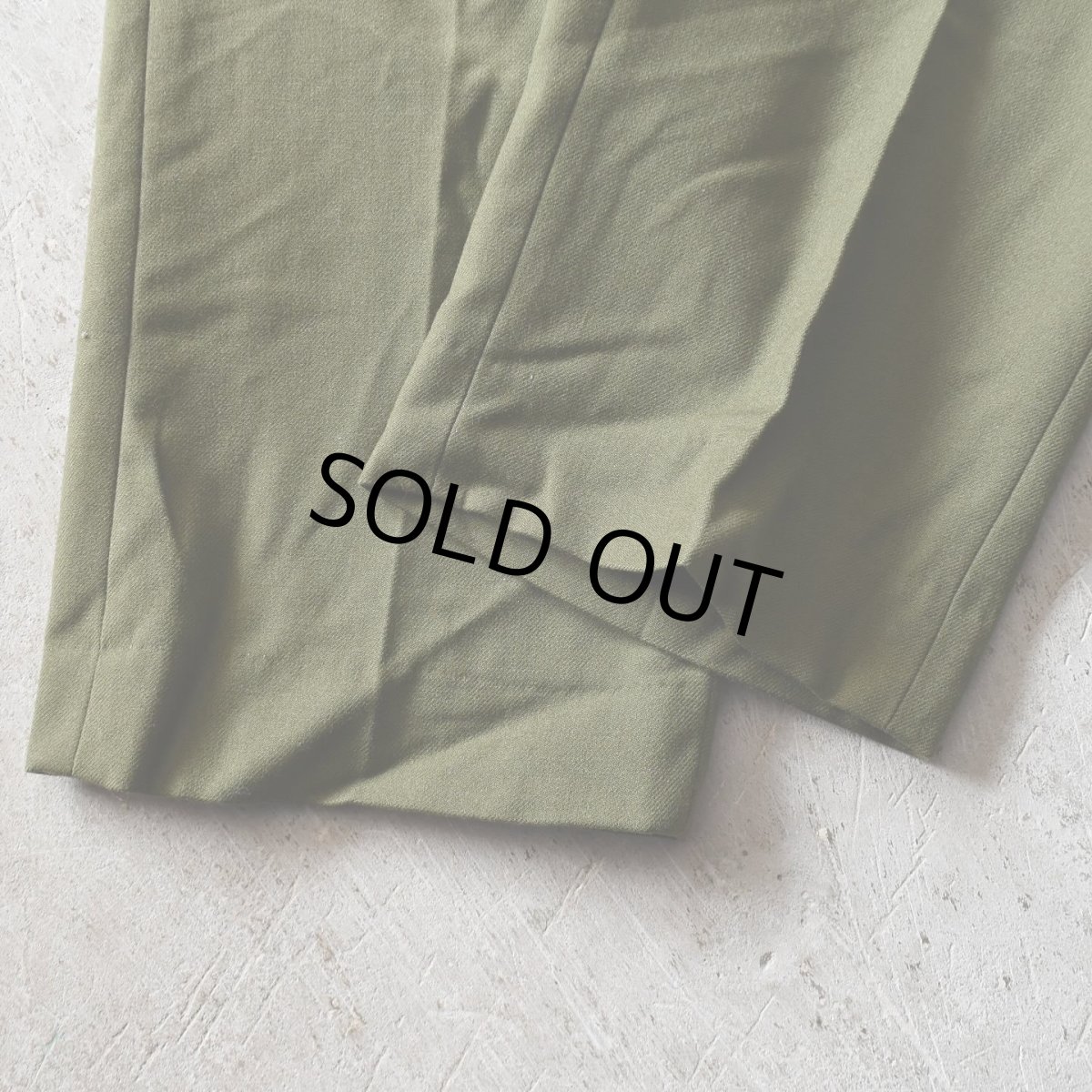 画像9: "DEAD STOCK"　 50s US.ARMY M-51ウールフィールドパンツ　 表記SMALL-SHORT  (9)