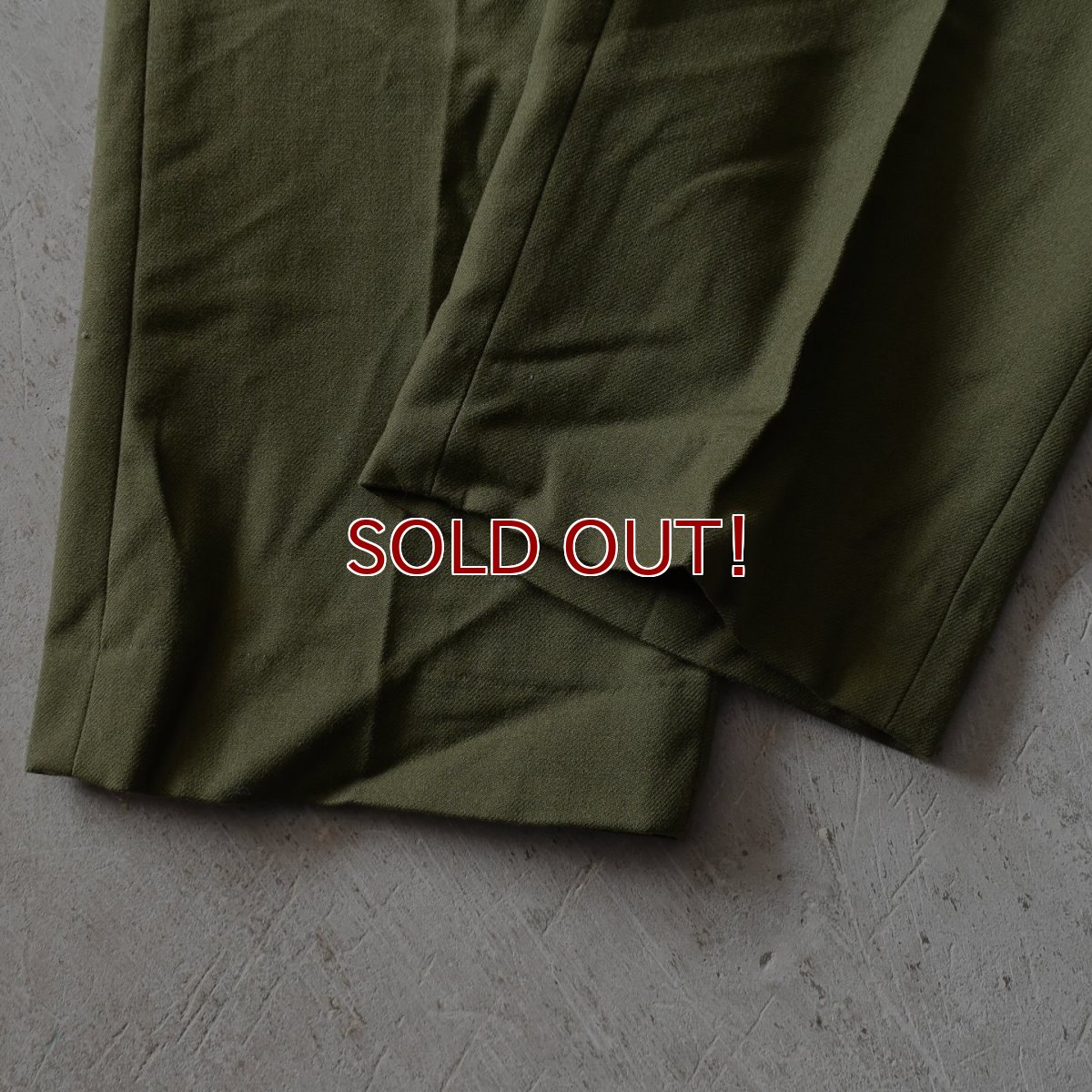 画像9: "DEAD STOCK"　 50s US.ARMY M-51ウールフィールドパンツ　 表記SMALL-SHORT  (9)
