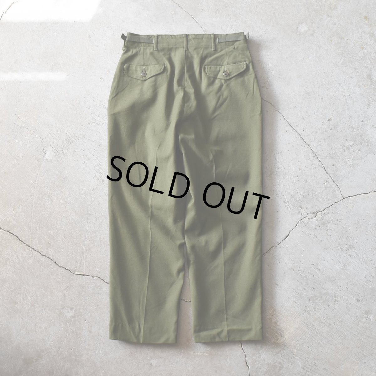 画像3: "DEAD STOCK"　 50s US.ARMY M-51ウールフィールドパンツ　 表記SMALL-SHORT  (3)