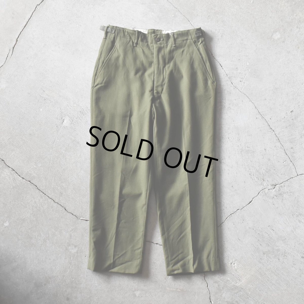 画像1: "DEAD STOCK"　 50s US.ARMY M-51ウールフィールドパンツ　 表記SMALL-SHORT  (1)