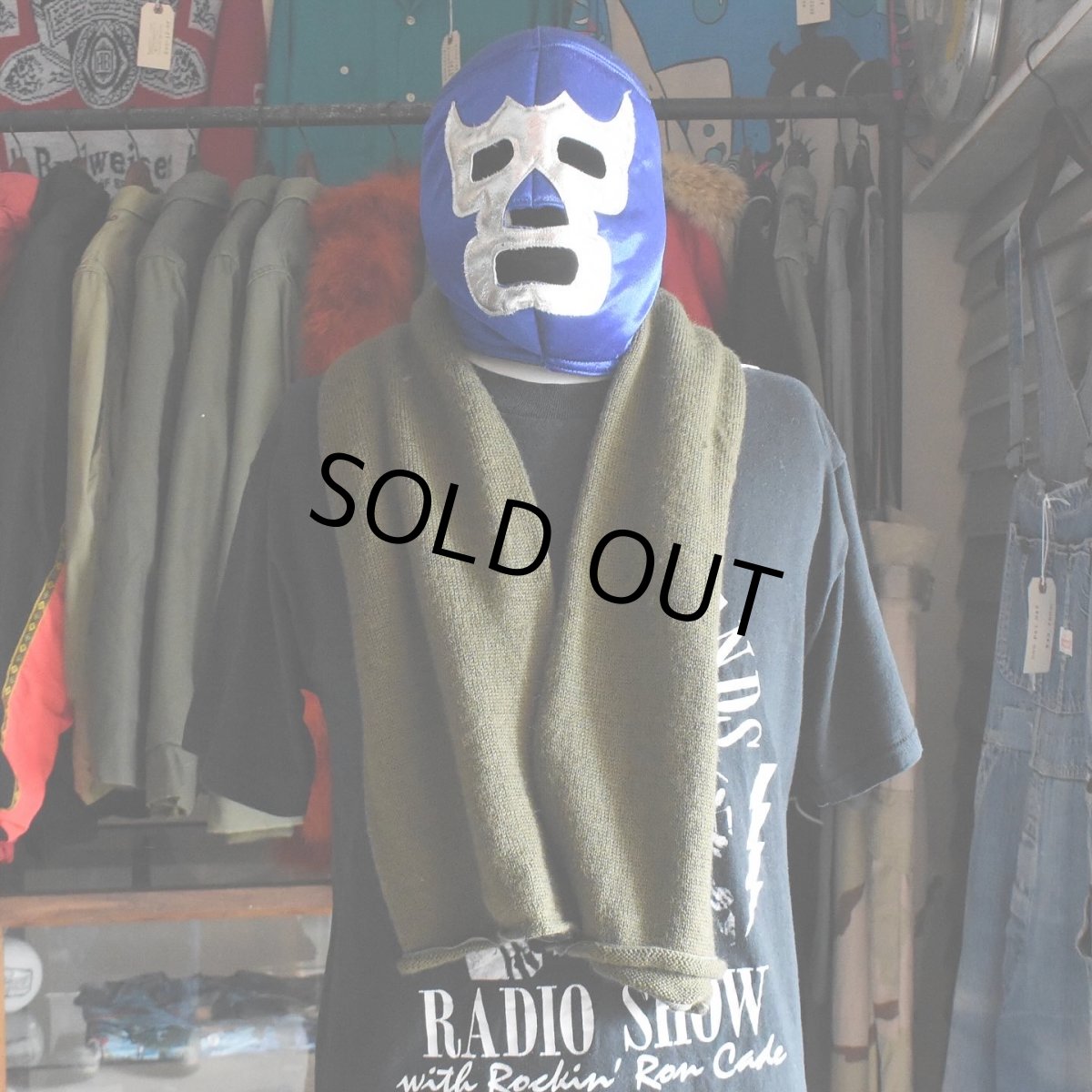 画像5: 1980s US.MILITARY ウールマフラー  (5)