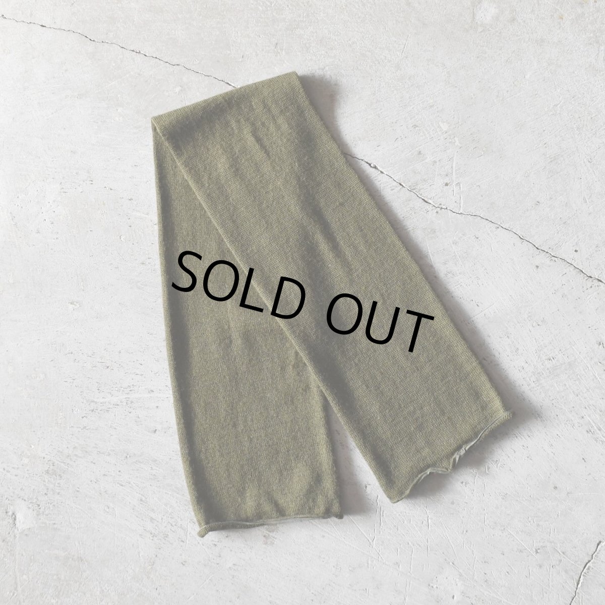 画像1: 1980s US.MILITARY ウールマフラー  (1)