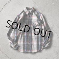 1980s FIVEBROTHER ヘビーネルシャツ　 "MADE IN USA"　 表記M 