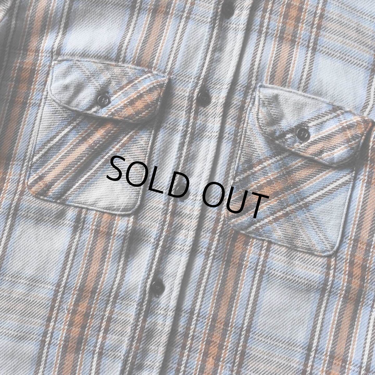 画像5: 1970s〜 FIVEBROTHER ヘビーネルシャツ　 "MADE IN USA"　 表記M  (5)