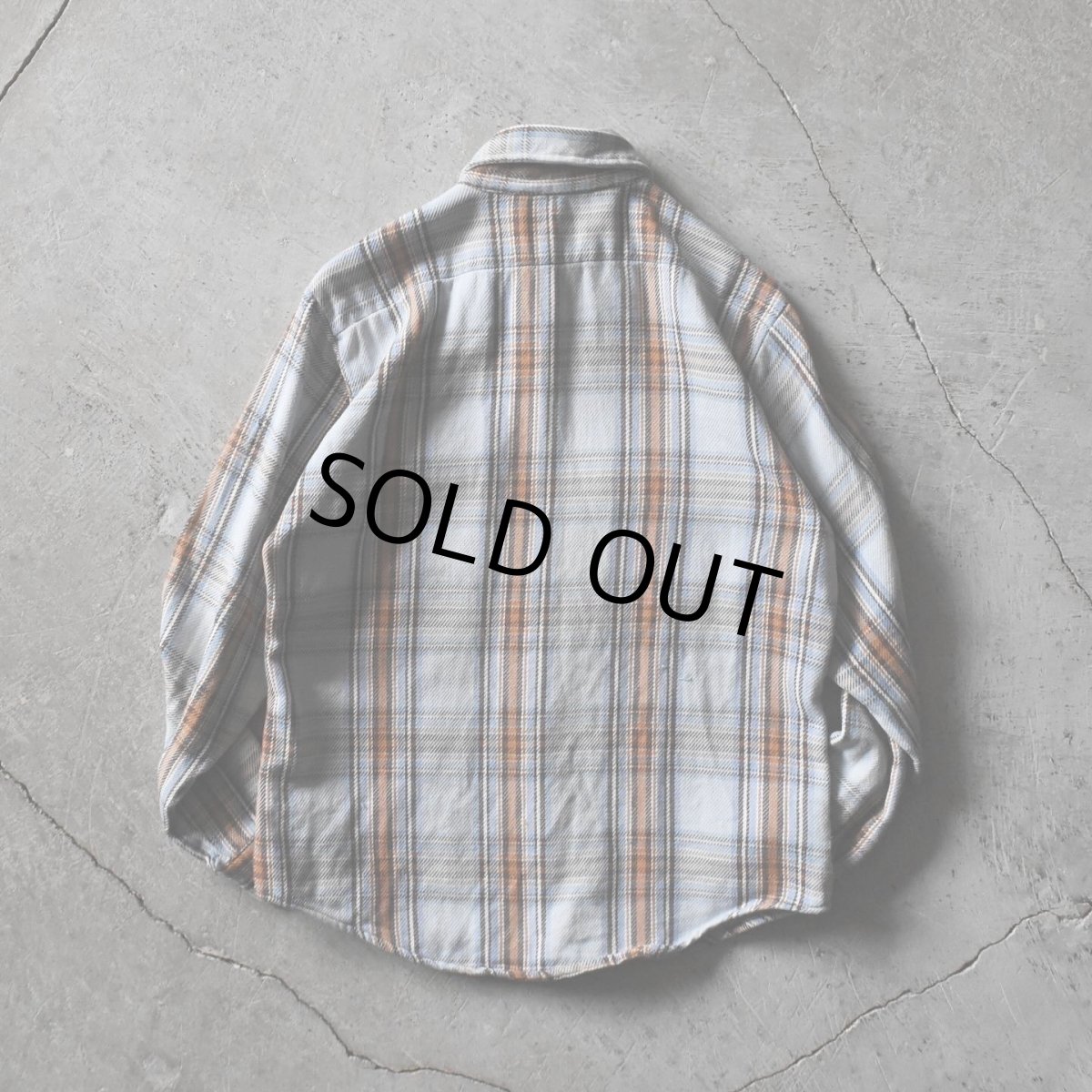 画像2: 1970s〜 FIVEBROTHER ヘビーネルシャツ　 "MADE IN USA"　 表記M  (2)