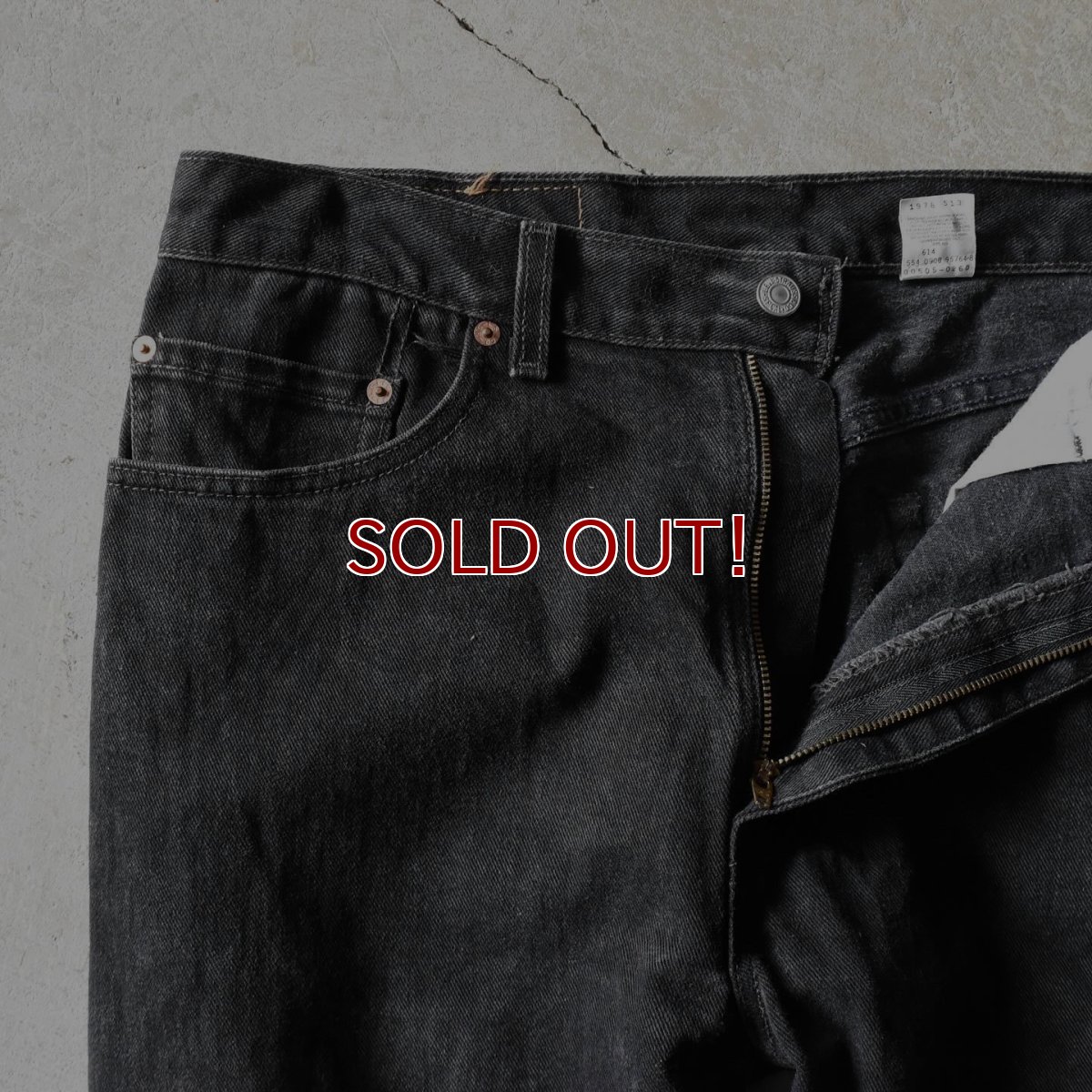 画像6: 2000s Levi's 505-0260 ブラックデニム　 "MADE IN USA"　 表記W34 L34  (6)