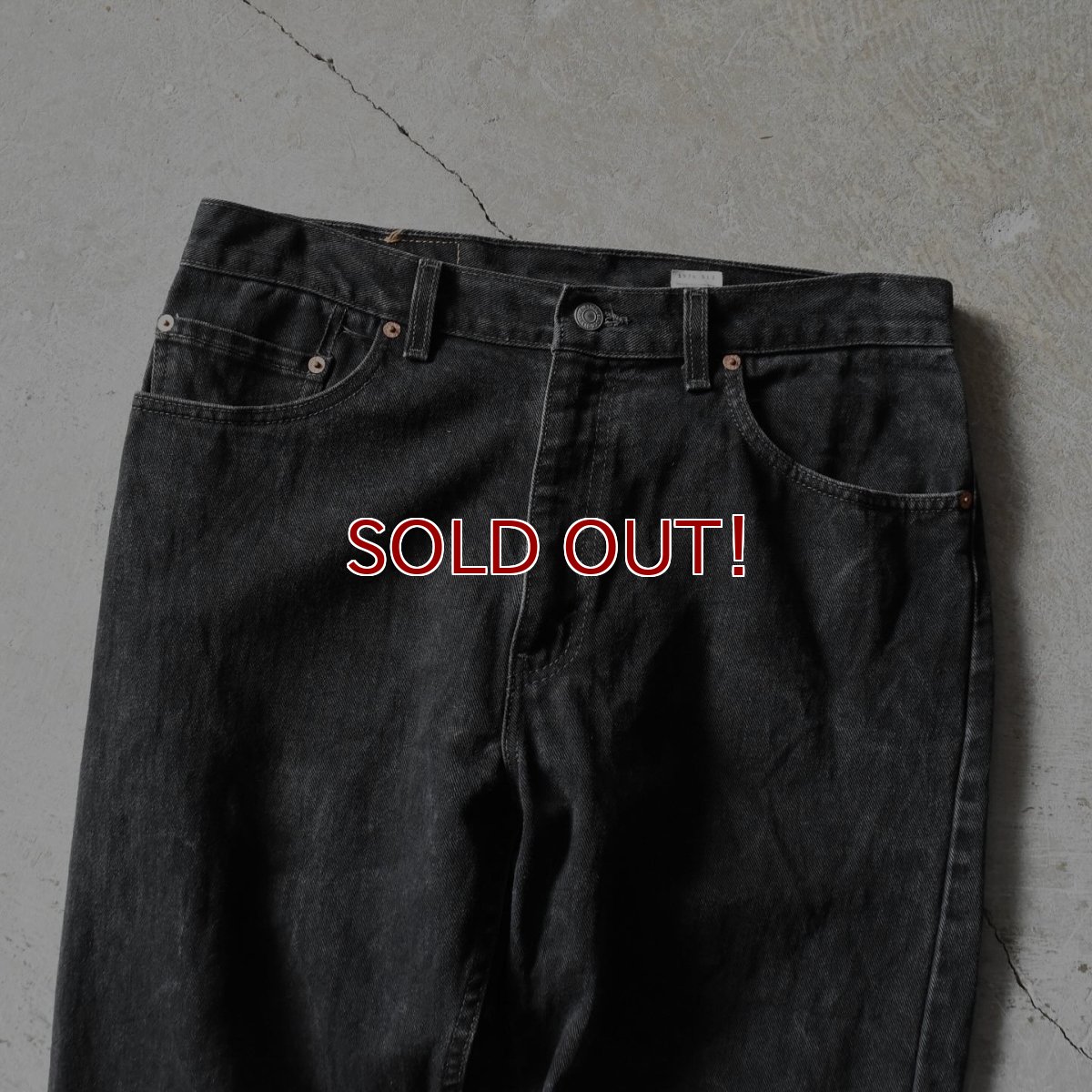 画像5: 2000s Levi's 505-0260 ブラックデニム　 "MADE IN USA"　 表記W34 L34  (5)