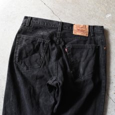 画像9: 2000s Levi's 505-0260 ブラックデニム　 "MADE IN USA"　 表記W34 L34  (9)