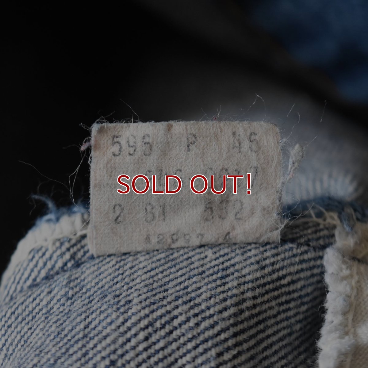 画像8: 1980s Levi's 646-0217　 "ボタン裏8"　 表記W38 L34  (8)