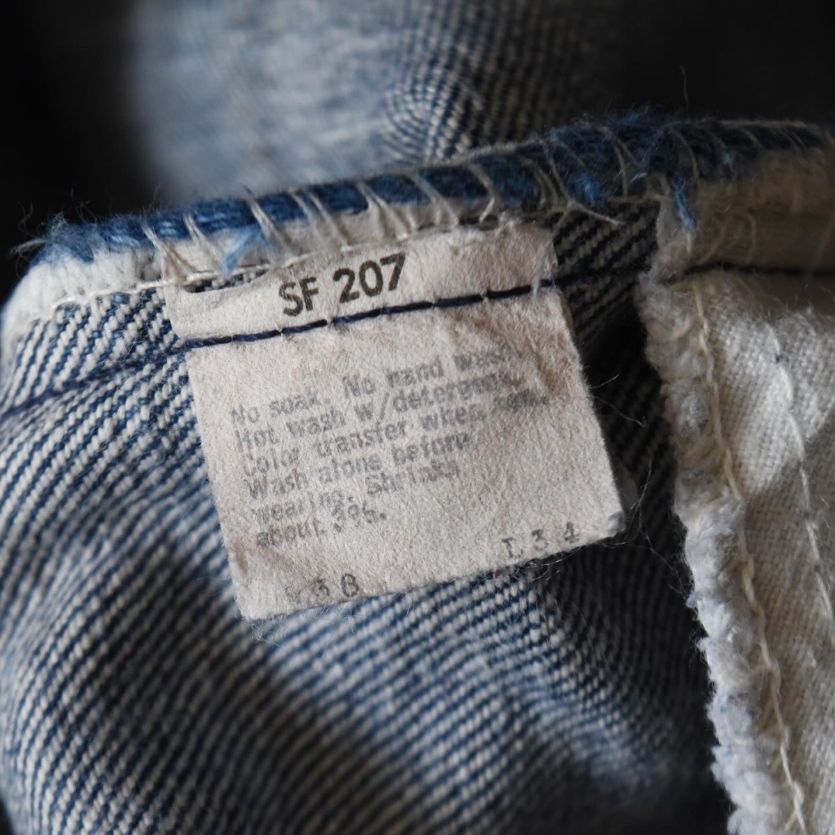 画像7: 1980s Levi's 646-0217　 "ボタン裏8"　 表記W38 L34  (7)