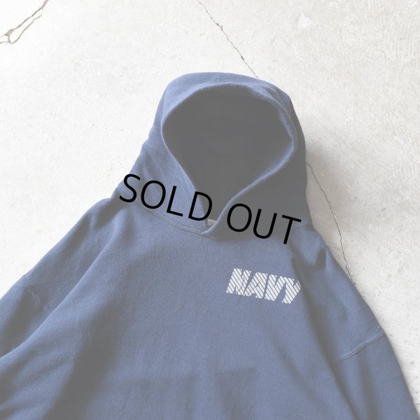 画像4: US.NAVY スウェットパーカー　 "MADE IN USA"　 表記L 