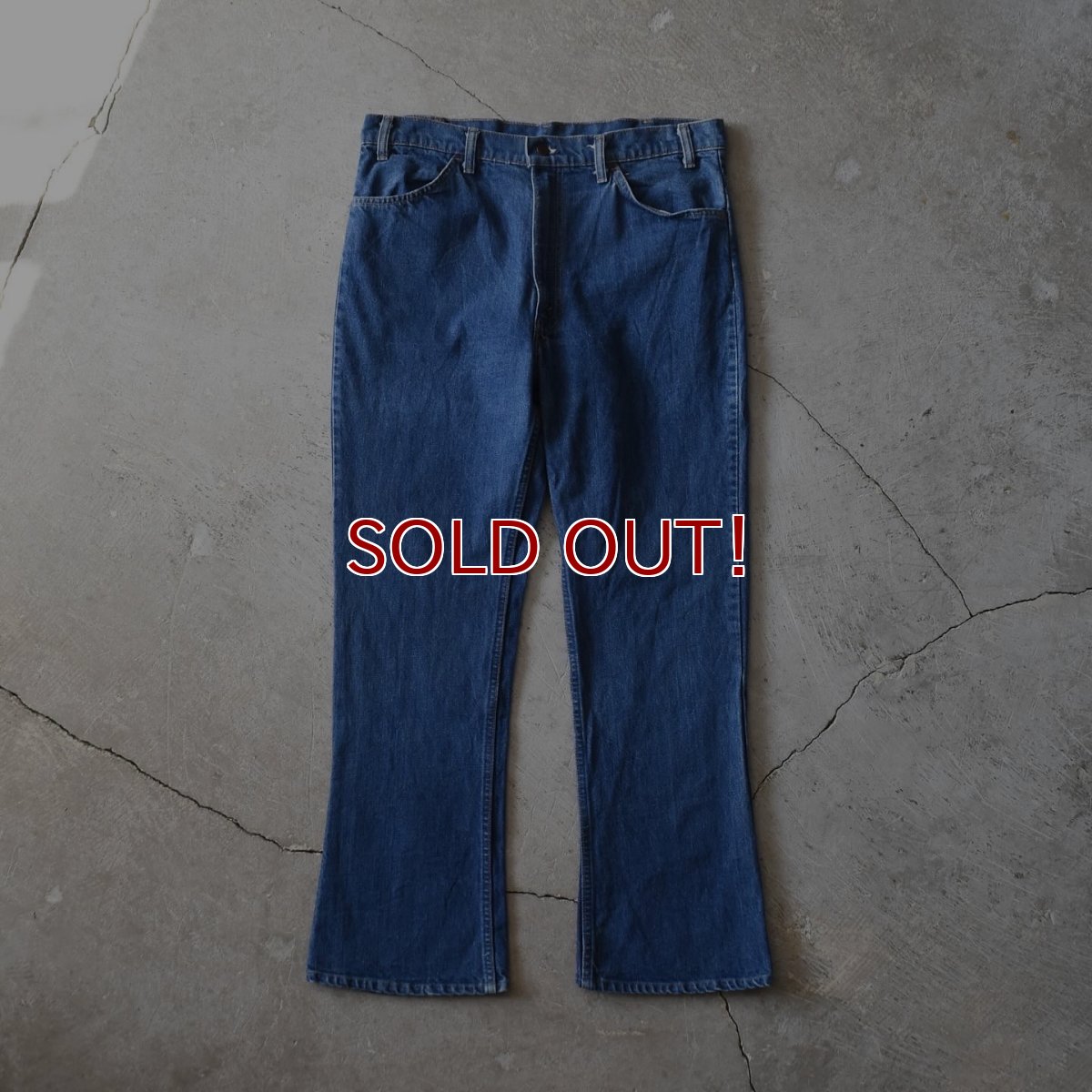 画像1: 1980s Levi's 646-0217　 "ボタン裏8"　 表記W38 L34  (1)