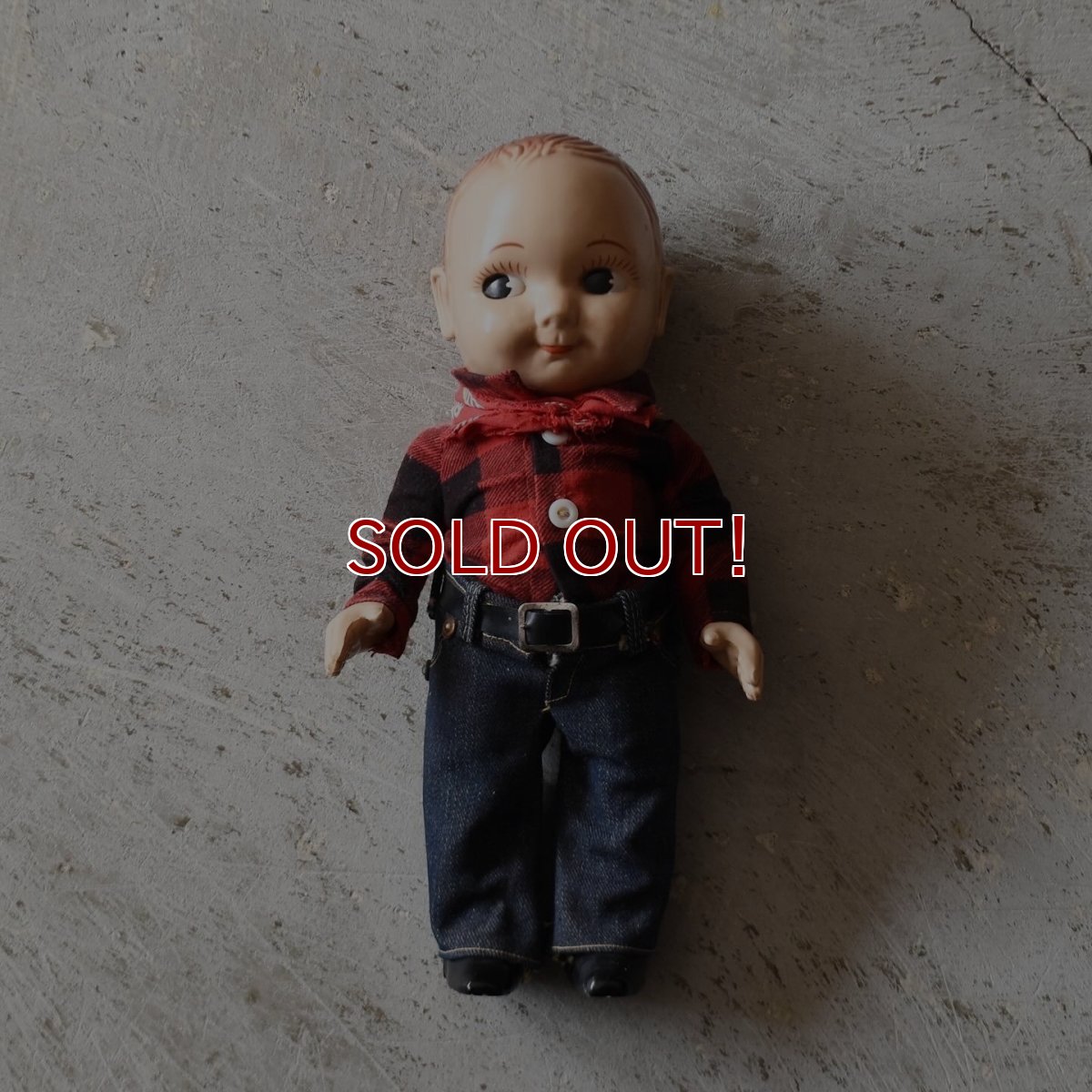 画像1: 1950s〜 BUDDY LEE DOLL　 身長約33cm  (1)