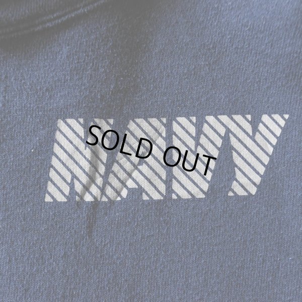 画像5: US.NAVY スウェットパーカー　 "MADE IN USA"　 表記L 