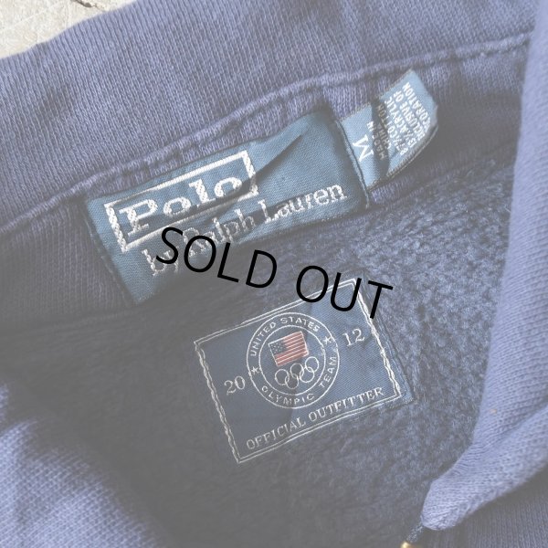 画像2: Polo by RalphLauren ハーフジップスウェット　 "2012 USA OLYMPIC TEAM"　 表記M 