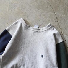 画像3: 1990s Champion マルチカラーリバースウィーブスウェット　 "MADE IN USA"　 表記L  (3)