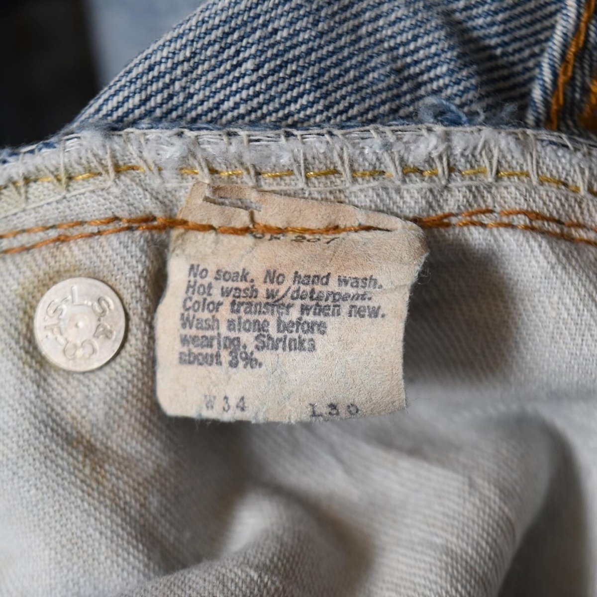 画像6: 1970s Levi's 505　 "66後期"　 表記W34 L30  (6)