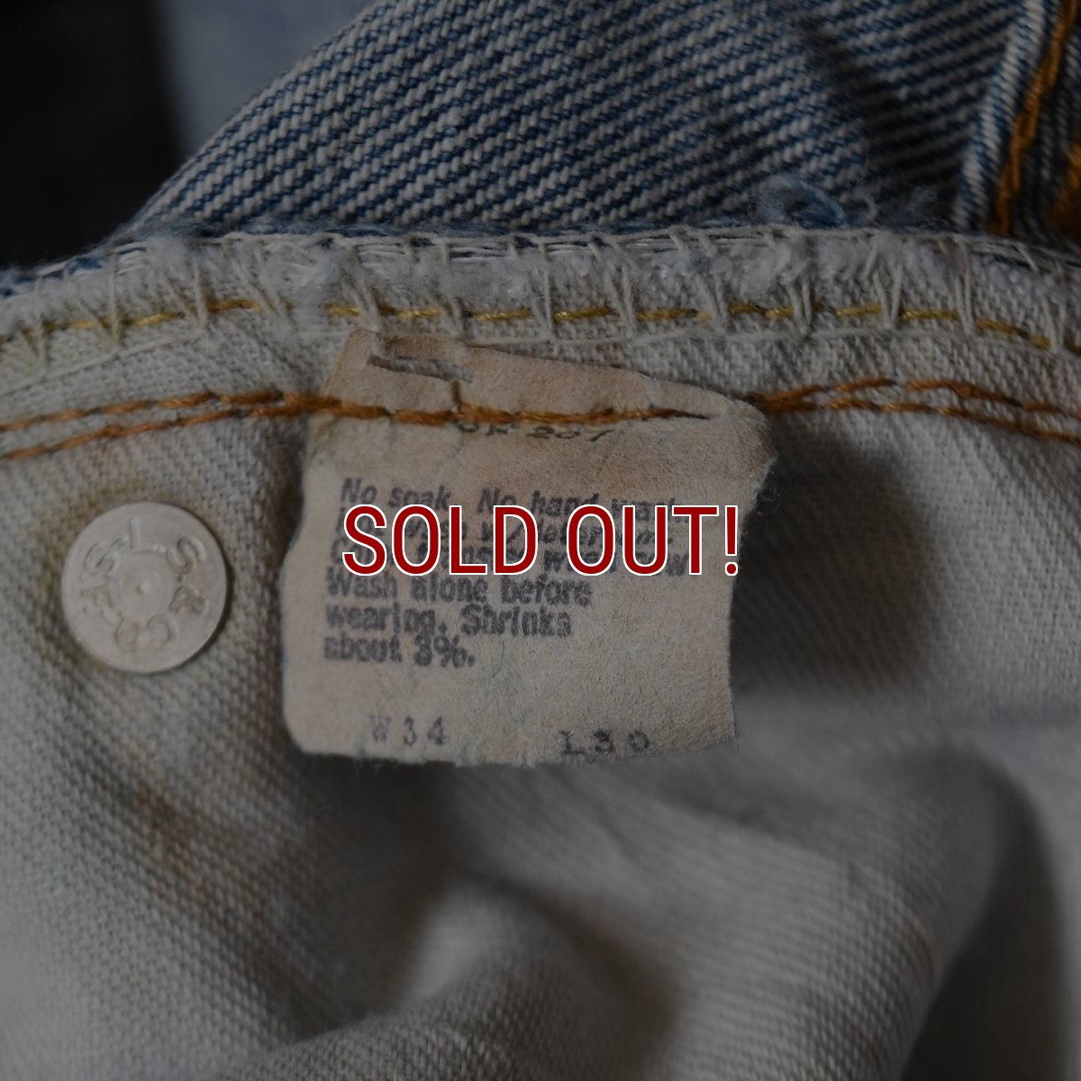 画像6: 1970s Levi's 505　 "66後期"　 表記W34 L30  (6)