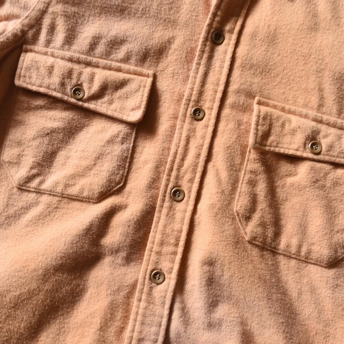 画像4: 1970s L.L.Bean シャモアクロスシャツ　 "MADE IN USA"　 表記15  (4)