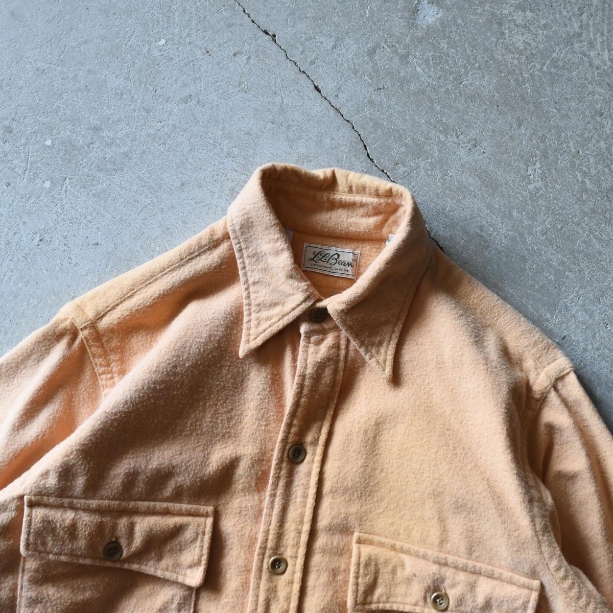 画像3: 1970s L.L.Bean シャモアクロスシャツ　 "MADE IN USA"　 表記15  (3)