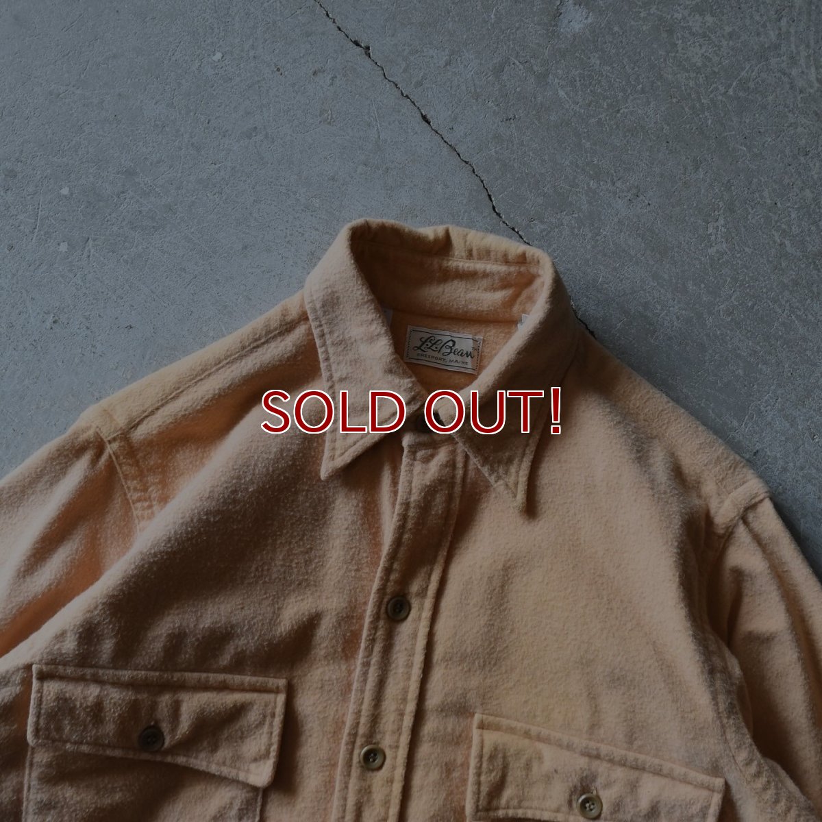 画像3: 1970s L.L.Bean シャモアクロスシャツ　 "MADE IN USA"　 表記15  (3)