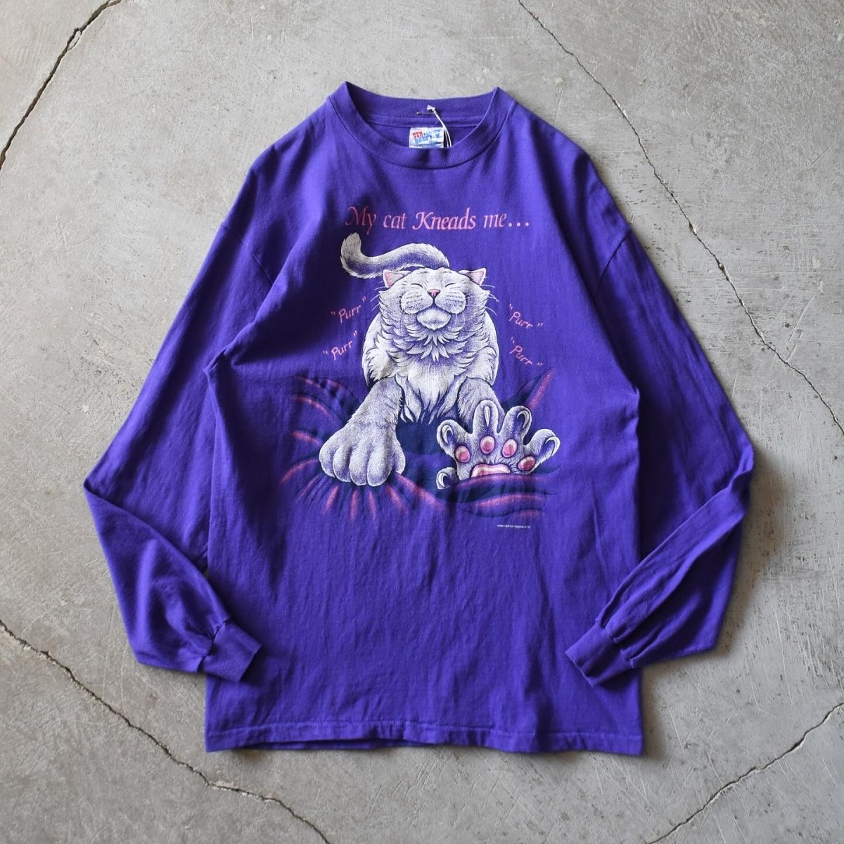 画像1: 1990s NEGO L/S Tシャツ　 "MADE IN USA"　 表記L  (1)