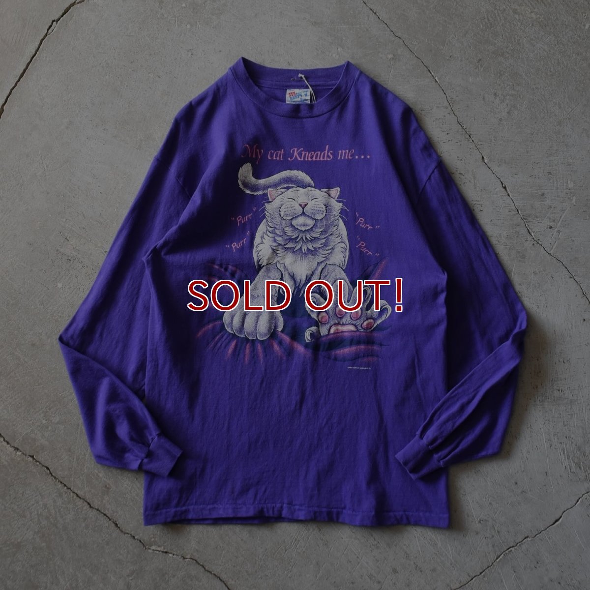 画像1: 1990s NEGO L/S Tシャツ　 "MADE IN USA"　 表記L  (1)