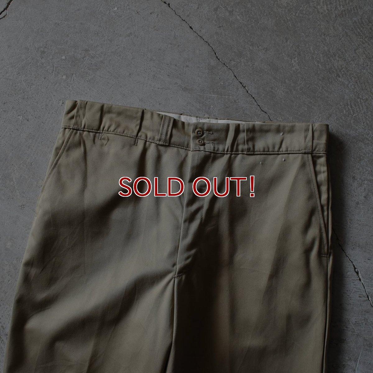 画像4: 1970s TUF NUT チノワークパンツ　 "MADE IN USA"　 表記W36 L29  (4)