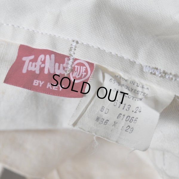 画像3: 1970s TUF NUT チノワークパンツ　 "MADE IN USA"　 表記W36 L29 