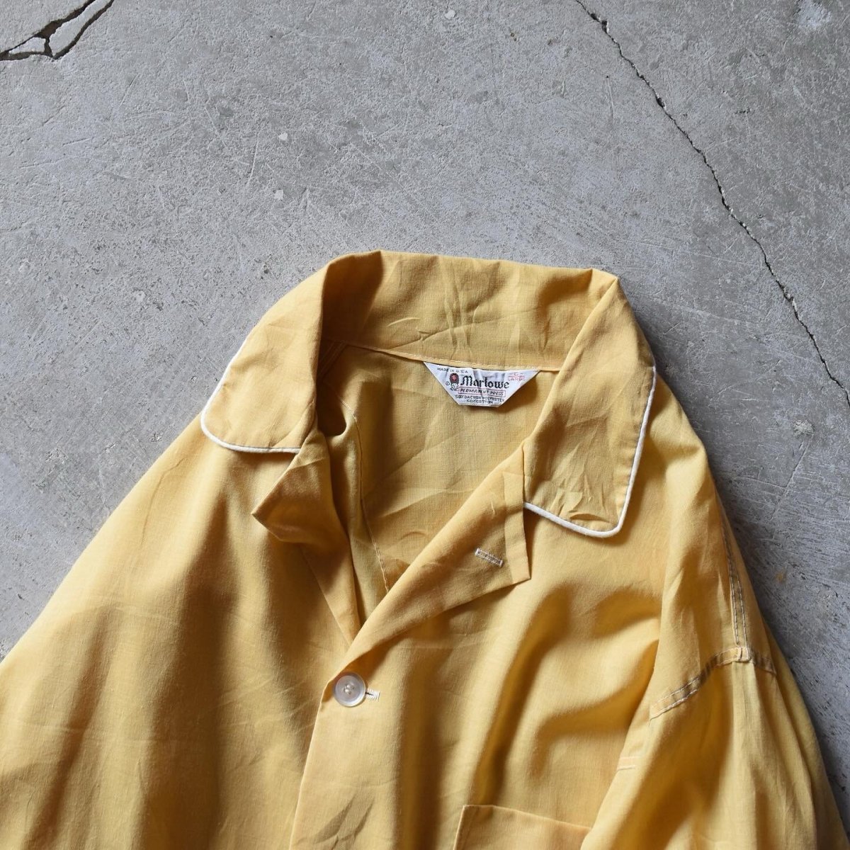 画像3: 1970s MARLOWE パジャマシャツ　 "MADE IN USA"　 表記L  (3)
