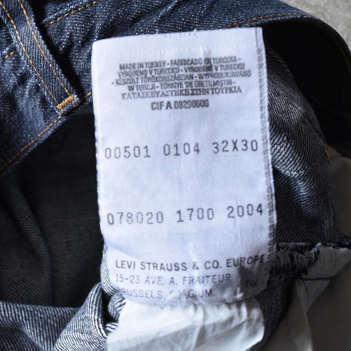 画像7: EURO LEVI'S 501　 "MADE IN TURKEY"　 表記W32 L30  (7)