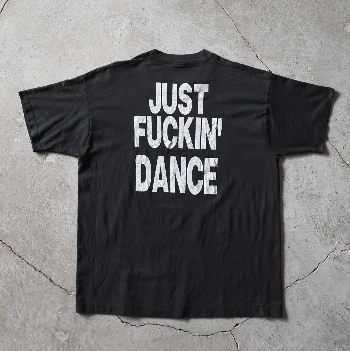 画像3: 1990s JUST FUCKIN' DANCE イベントTシャツ　 "MADE IN USA"　 表記XL  (3)