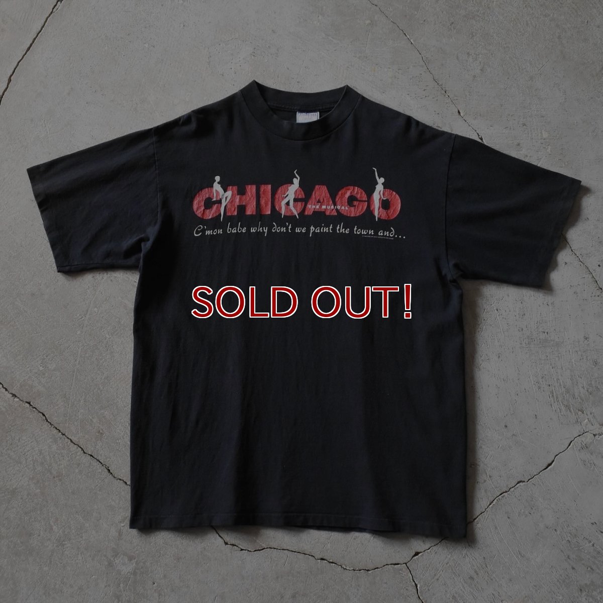 画像1: 1990s CHICAGO THE MUSICAL ミュージカルTシャツ　 "MADE IN USA"　 表記XL  (1)