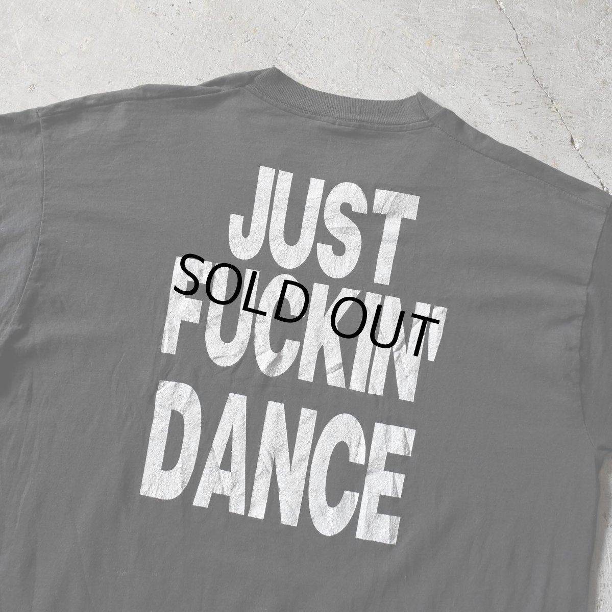 画像7: 1990s JUST FUCKIN' DANCE イベントTシャツ　 "MADE IN USA"　 表記XL  (7)