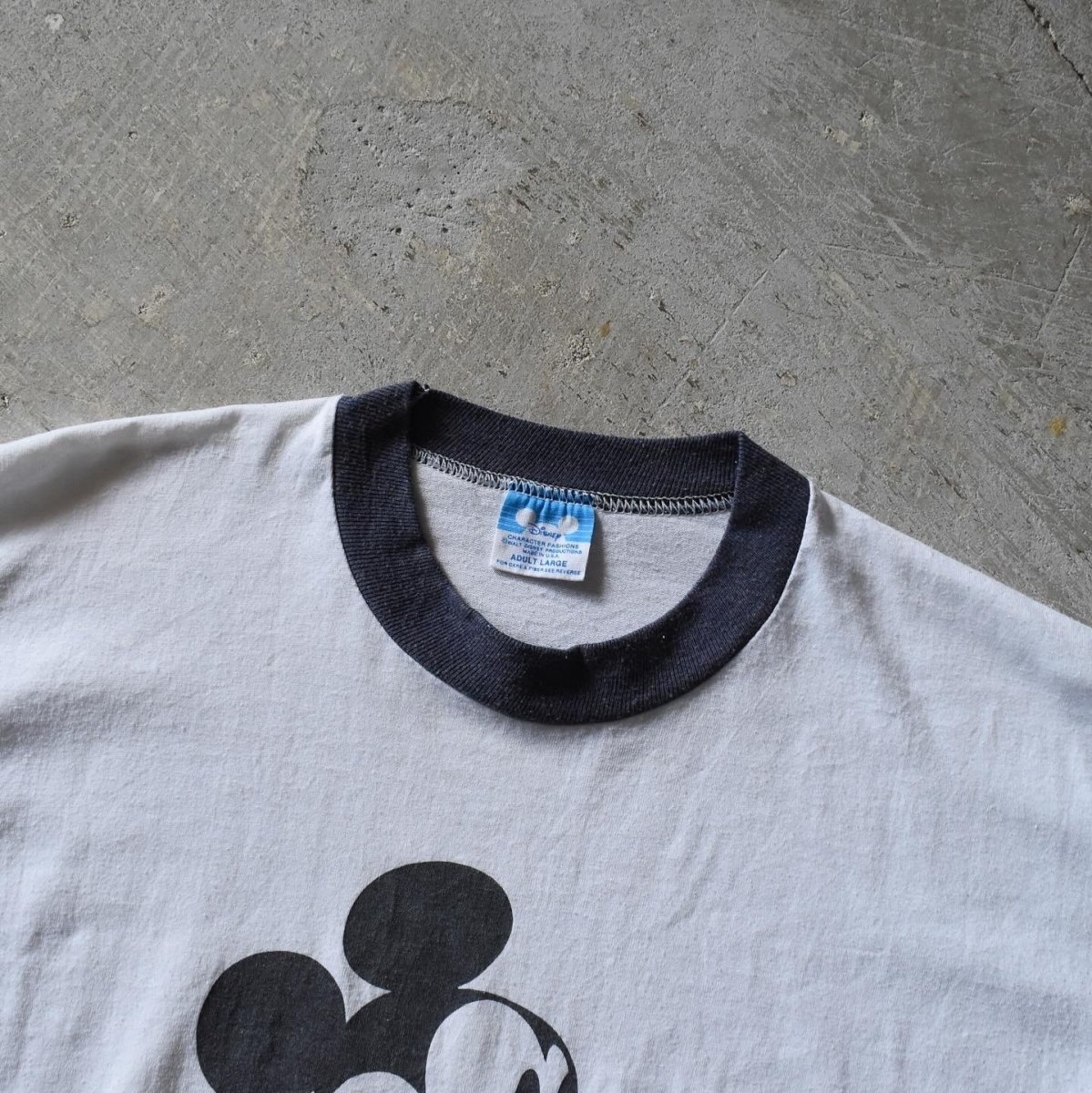 画像3: 1980s MICKEY MOUSE リンガーTシャツ　 "MADE IN USA"　 表記L  (3)
