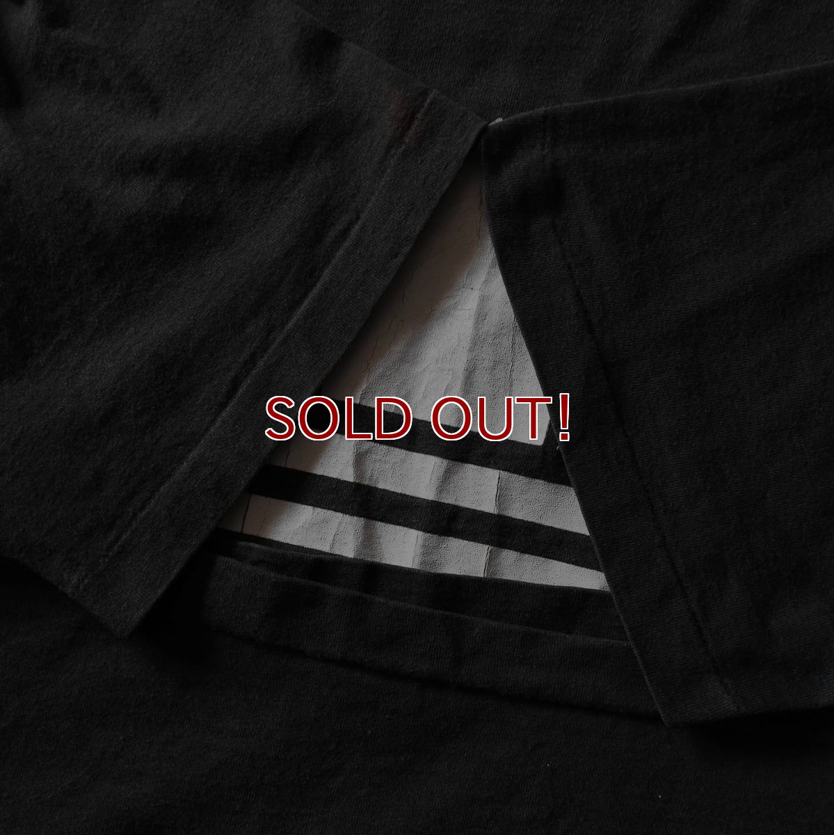 画像8: 1990s adidas トレフォイルTシャツ　 "FADE BLACK /MADE IN USA"　 表記XL  (8)