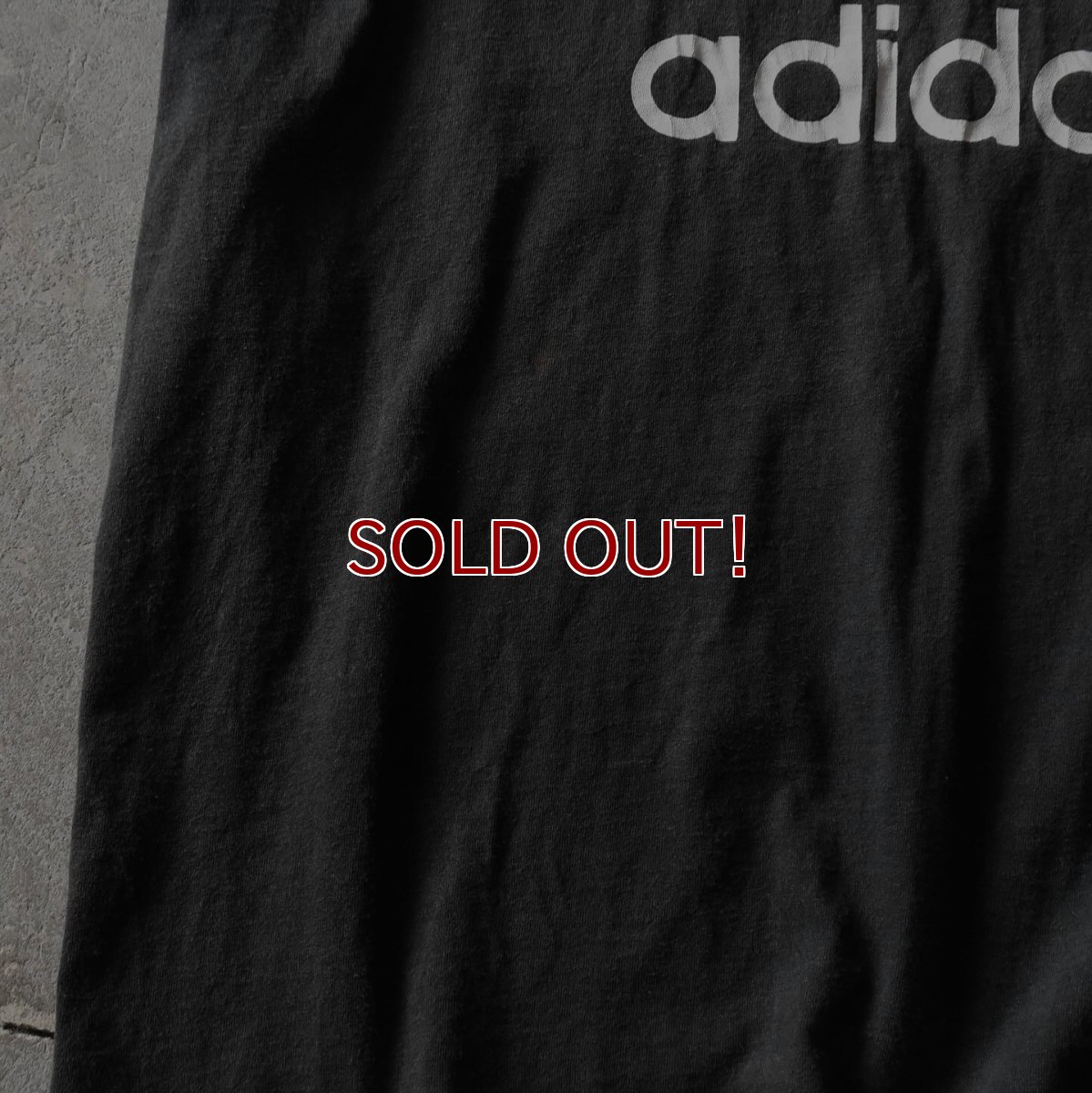 画像7: 1990s adidas トレフォイルTシャツ　 "FADE BLACK /MADE IN USA"　 表記XL  (7)