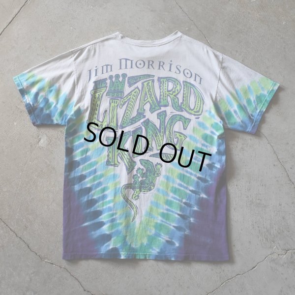 画像2: 2000s THE Doors  JIM MORISON タイダイTシャツ　 "LIQUID BLUE /MADE IN MEXICO"　 表記L 