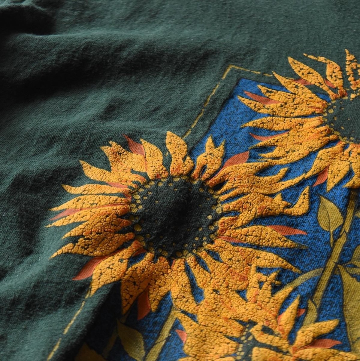 画像5: 1990s ひまわり アートTシャツ　 "MADE IN USA"　 表記L  (5)