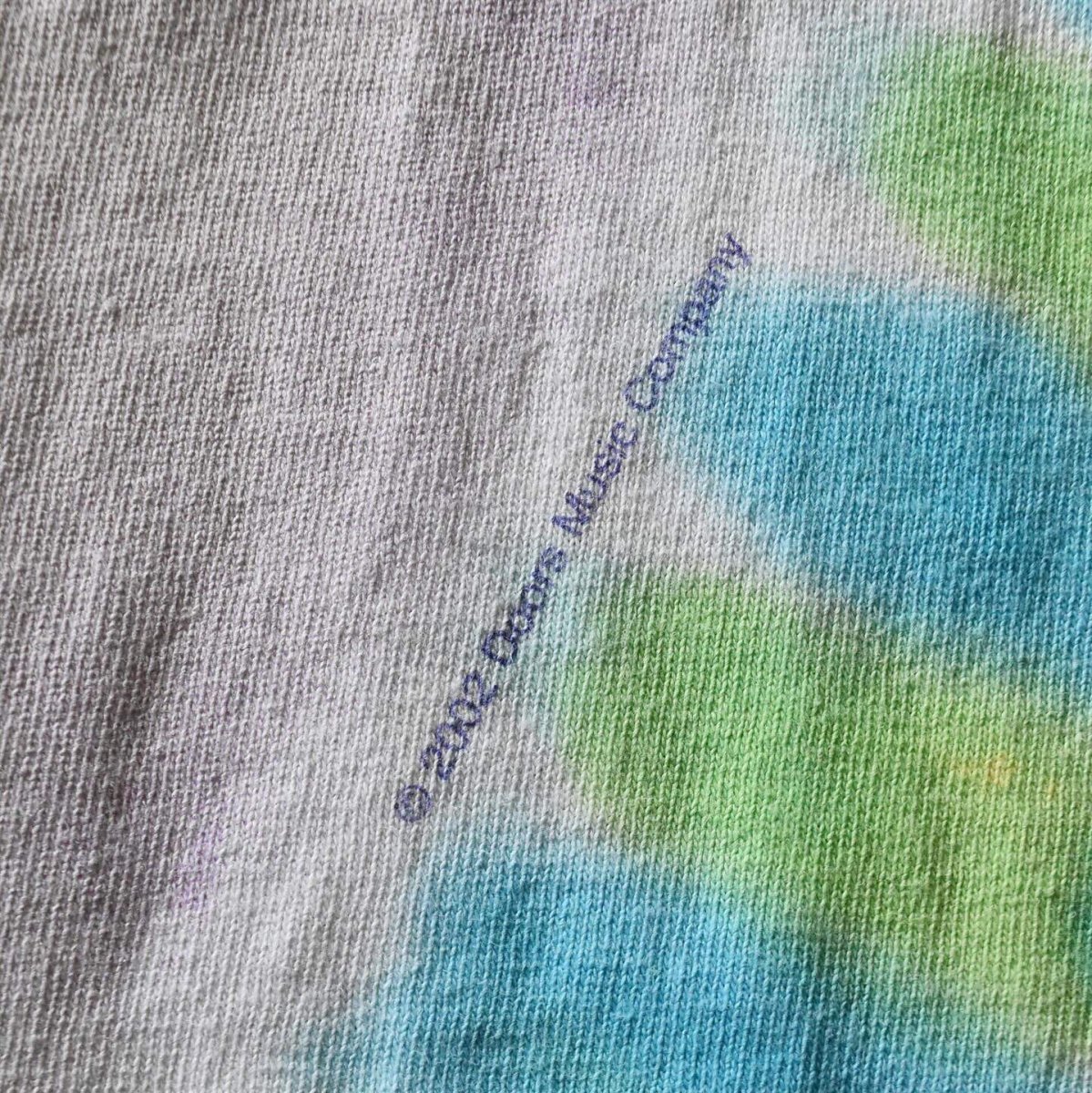 画像6: 2000s THE Doors  JIM MORISON タイダイTシャツ　 "LIQUID BLUE /MADE IN MEXICO"　 表記L  (6)