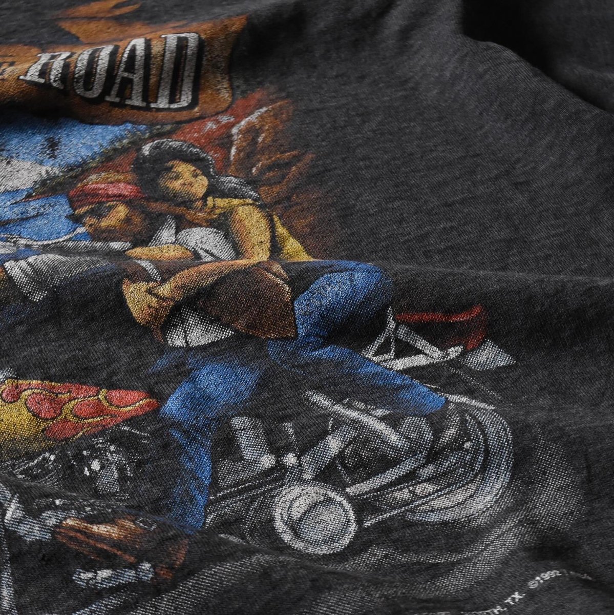画像7: 1990s HARLEY-DAVIDSON "FREEDOM OF THE ROAD"Tシャツ　 "3D EMBLEM /MADE IN USA"　 実寸L  (7)