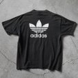 画像2: 1990s adidas トレフォイルTシャツ　<br>"FADE BLACK /MADE IN USA"　<br>表記XL<br> (2)