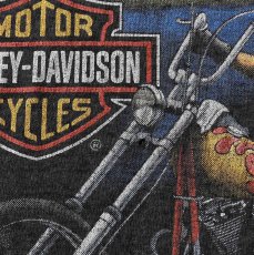 画像5: 1990s HARLEY-DAVIDSON "FREEDOM OF THE ROAD"Tシャツ　 "3D EMBLEM /MADE IN USA"　 実寸L  (5)