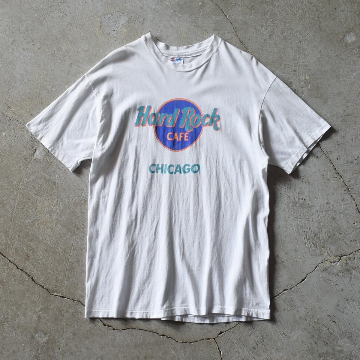 画像1: 1990s Hard Rock CAFE Tシャツ　 "MADE IN USA /CHICAGO"　 表記L  (1)