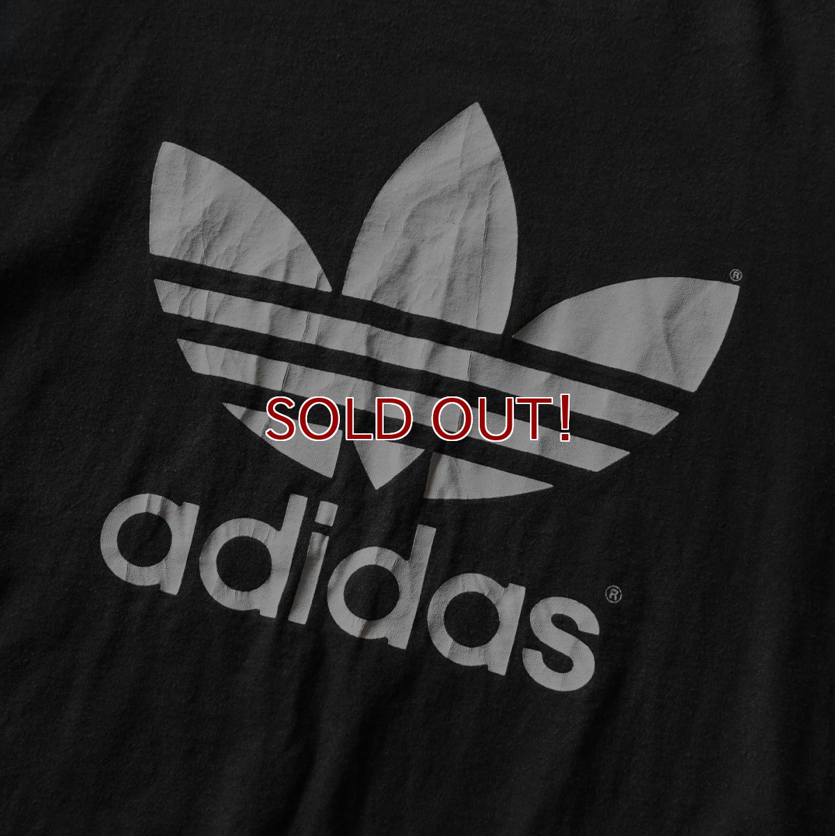 画像5: 1990s adidas トレフォイルTシャツ　 "FADE BLACK /MADE IN USA"　 表記XL  (5)