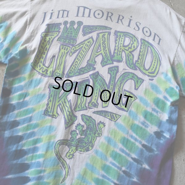 画像8: 2000s THE Doors  JIM MORISON タイダイTシャツ　 "LIQUID BLUE /MADE IN MEXICO"　 表記L 