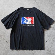 画像1: MAJOR LEAGUE DRINKING MLBパロディTシャツ　 表記2XL  (1)